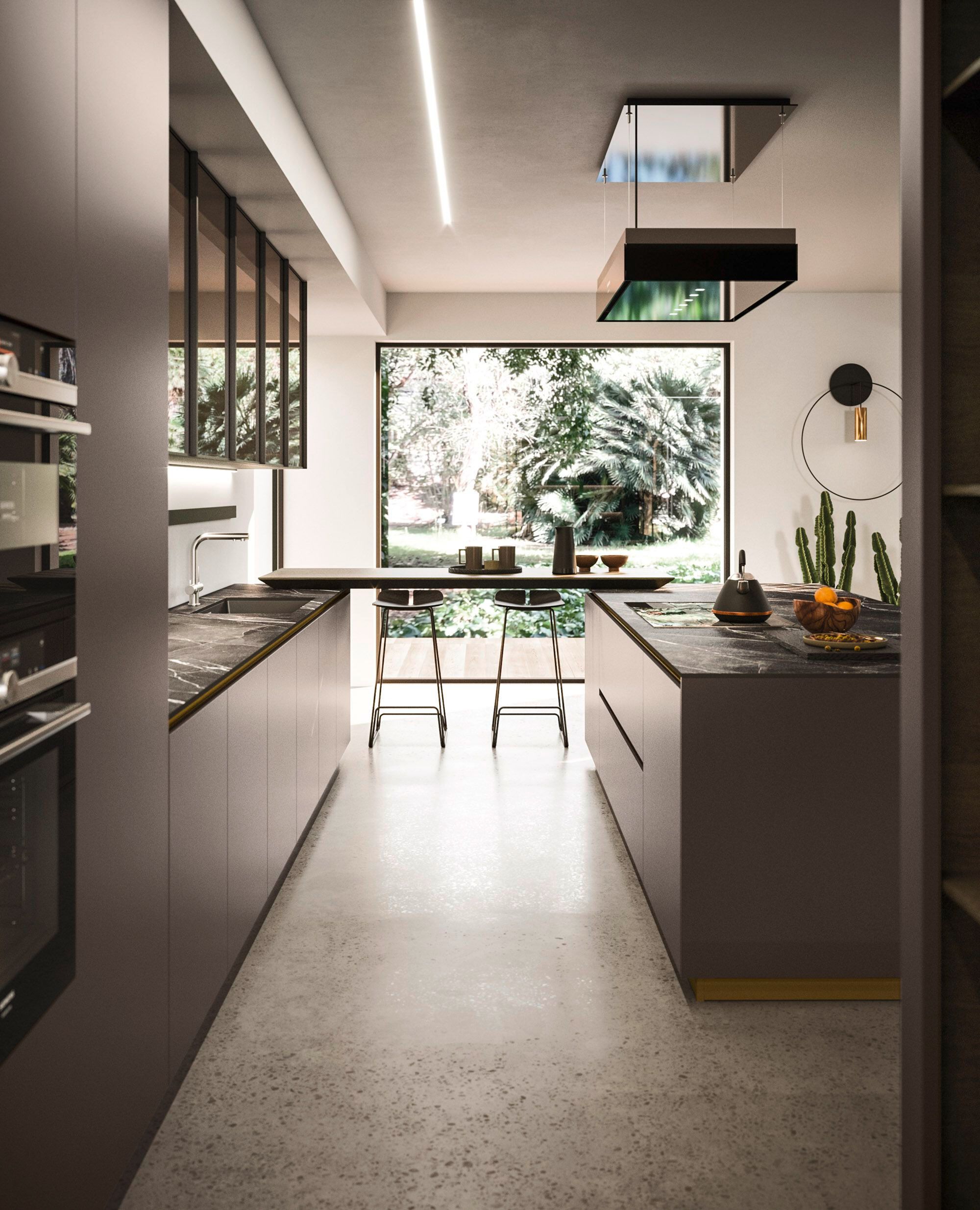 Встроенная кухня с островом Arrital Ak_Project ARCH-00061127 - Вид №5