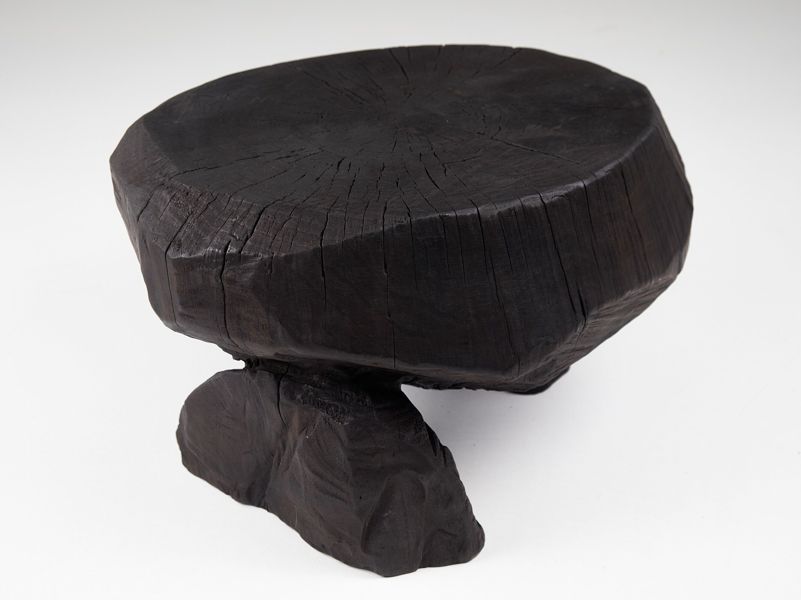 Круглый журнальный столик из дуба Logniture Jownik ARCH-00052720 - Вид №6