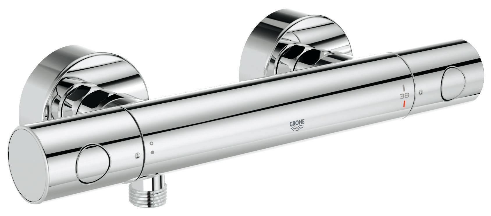 117643 Набор с термостатическим смесителем Grohe Grohtherm 1000 Cosmopolitan хром - Вид №3
