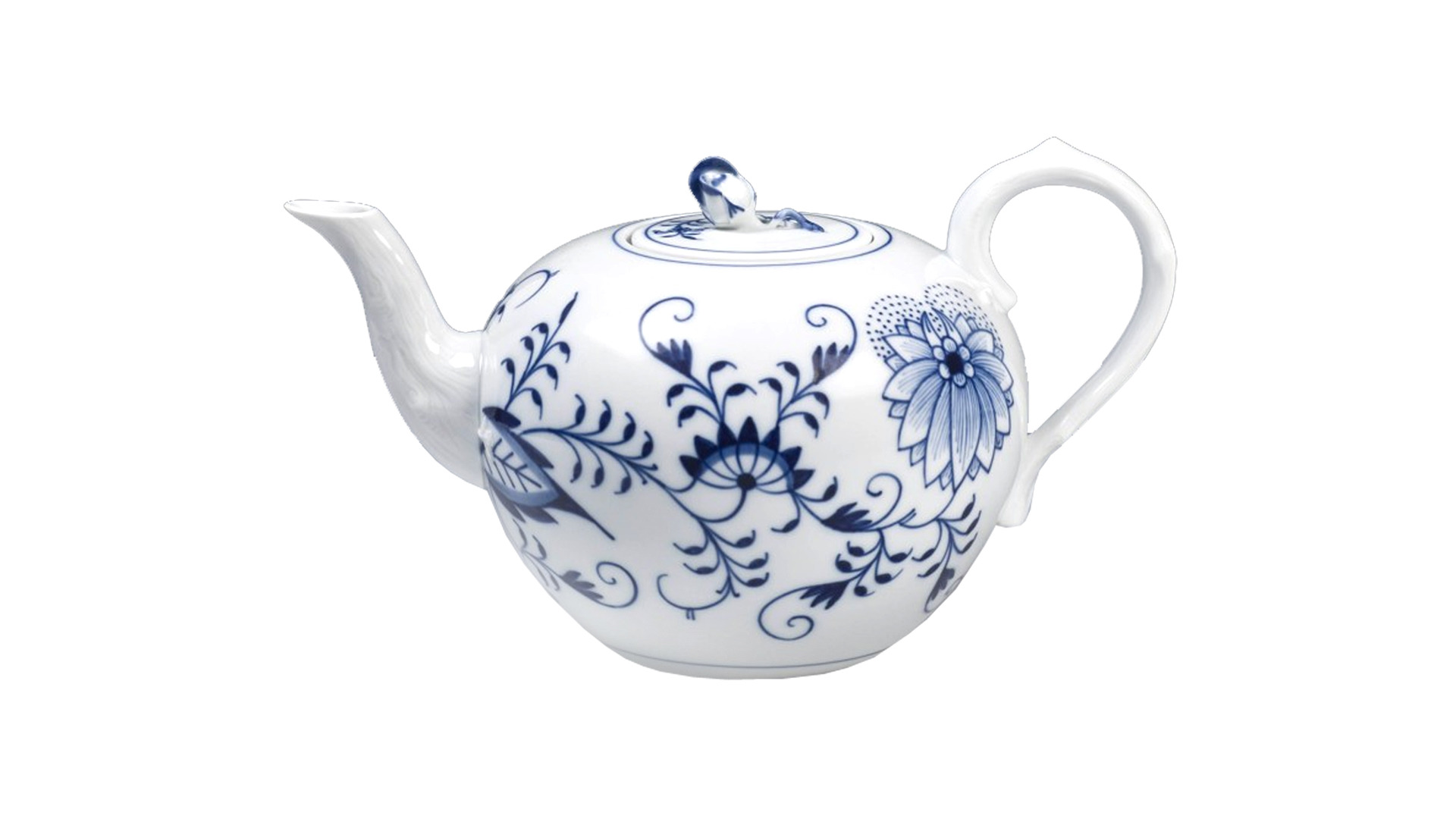 10669692 Meissen Сервиз чайный Meissen "Луковый декор" на 6 персон 21 предмет Фарфор  - Вид №1