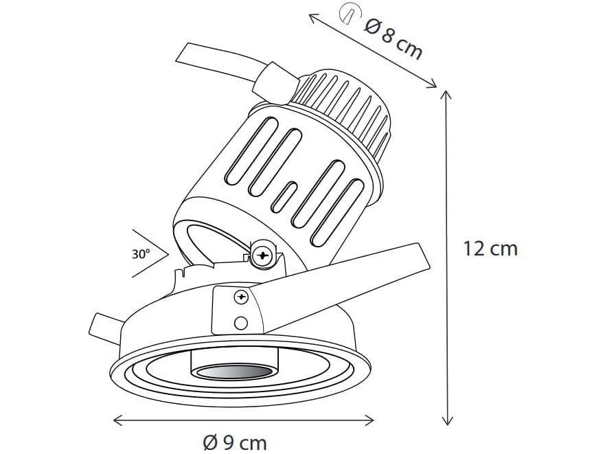 Алюминиевый утопленный прожектор Authentage Lighting Aureole ARCH-00108026 - Вид №1
