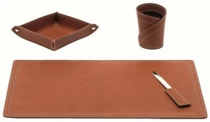 LIMAC design FIRESTYLE Рабочий стол из регенерированной кожи  Stas04cc