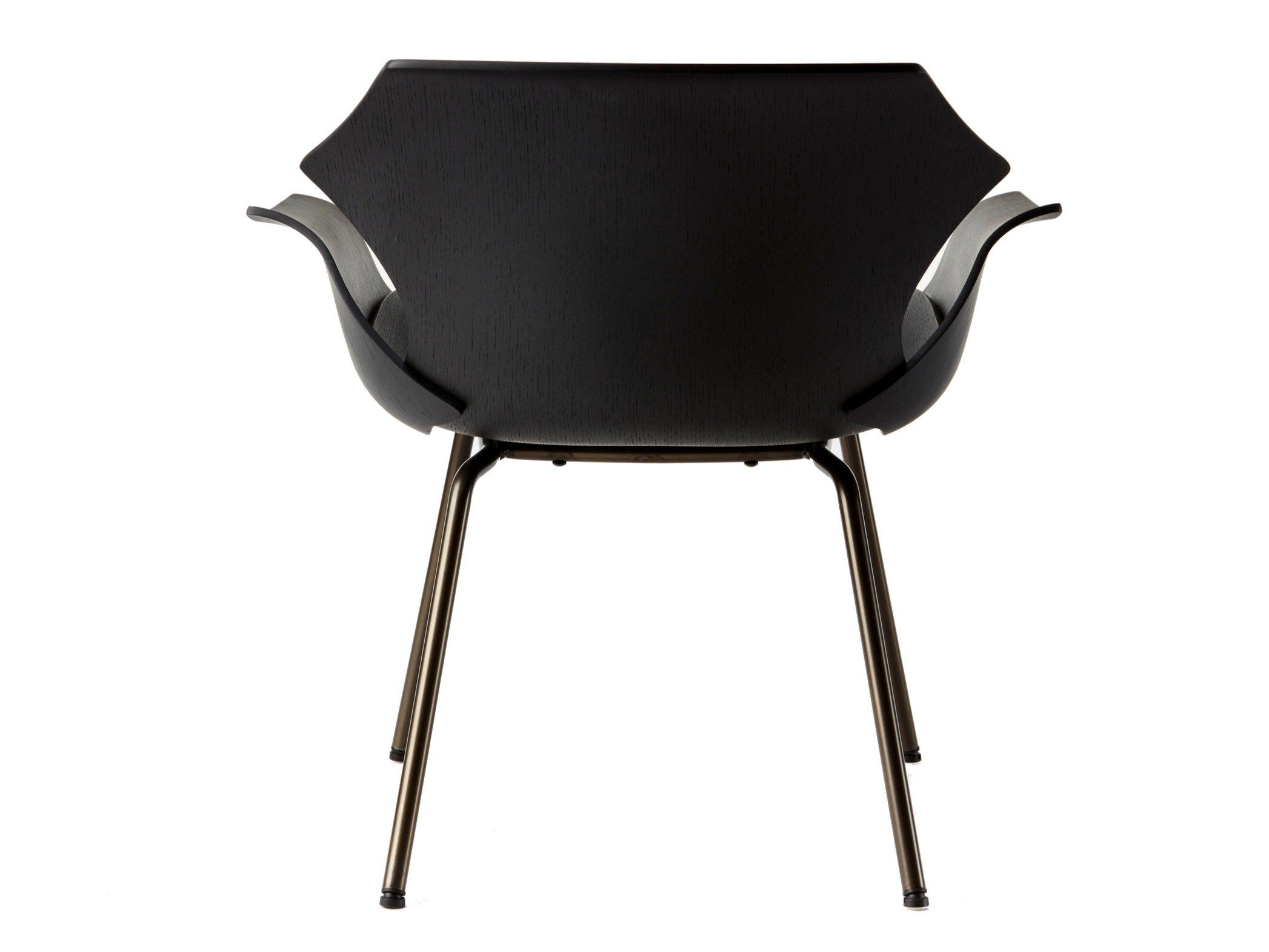 Стальное и деревянное кресло с подлокотниками BassamFellows Petal ARCH-00063917 - Вид №15