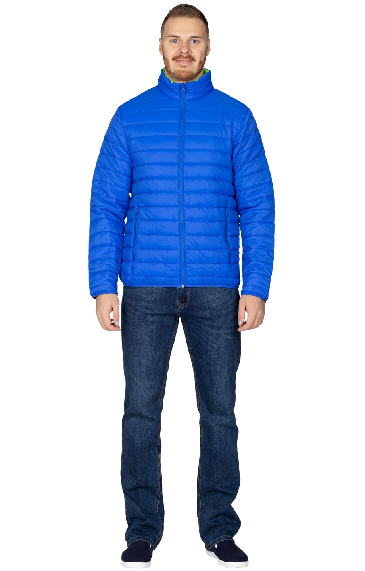 69620 Куртка стеганая  royal blue El-Risto  Зимняя спецодежда  размер M (92)  - Вид №3