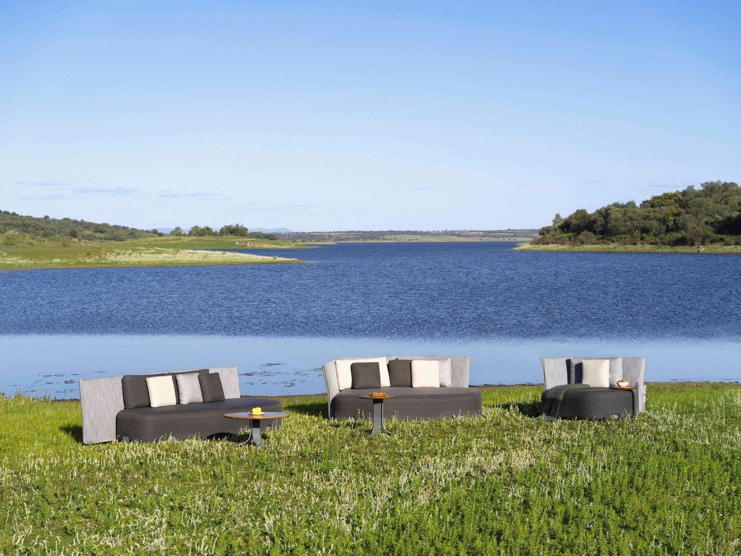 Круглый садовый столик GANDIABLASCO Isla ARCH-00064035 - Вид №15