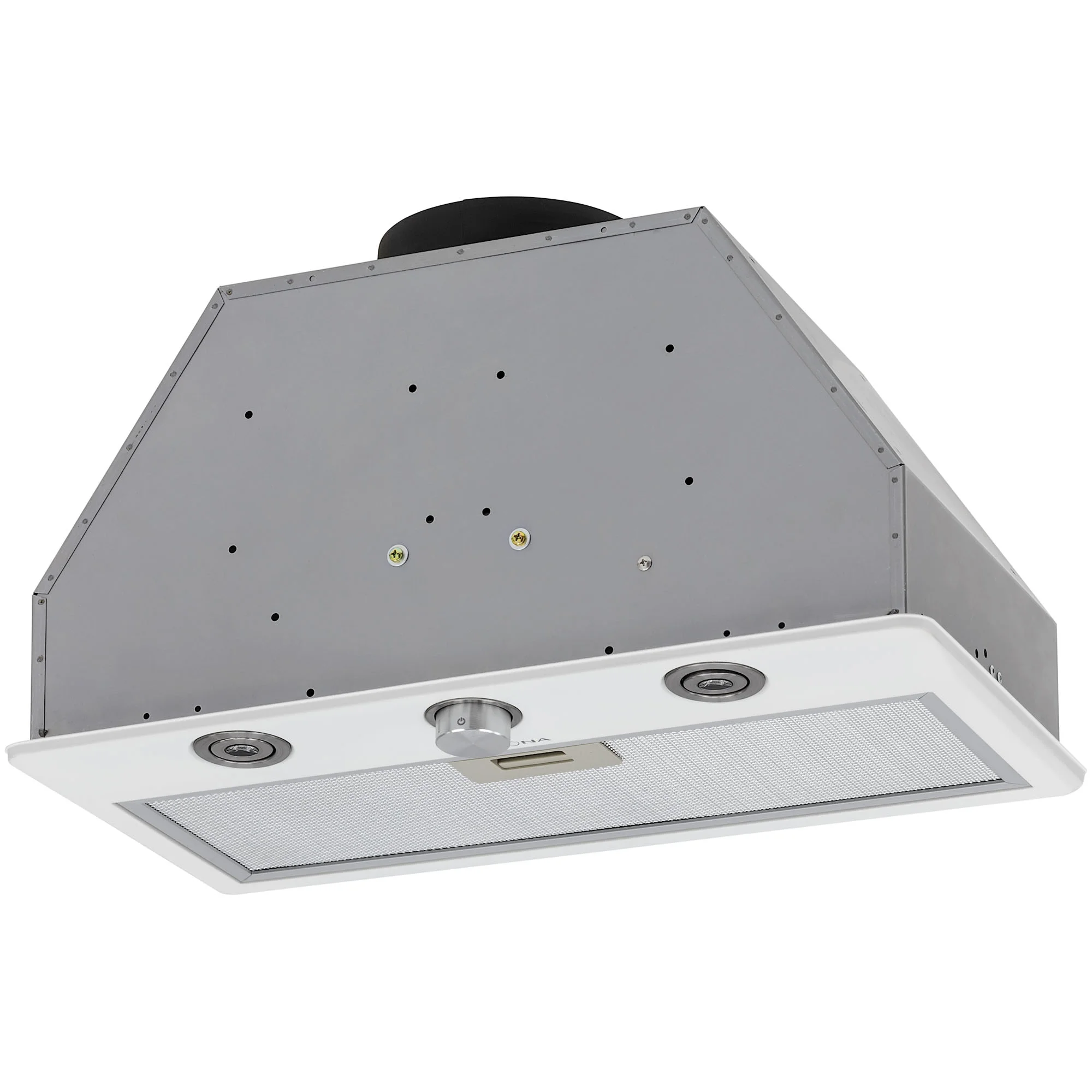 9221205 Вытяжка полновстраиваемая KRONA SVEN 600 white one knob белый/белый KRONA1 STDN-0043771