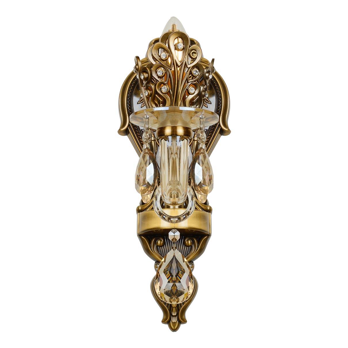 Бра настенное бронзовое iLamp Asia 61078/1 BR ILAMP СВЕЧА 00-3949092 Бронза  - Вид №1