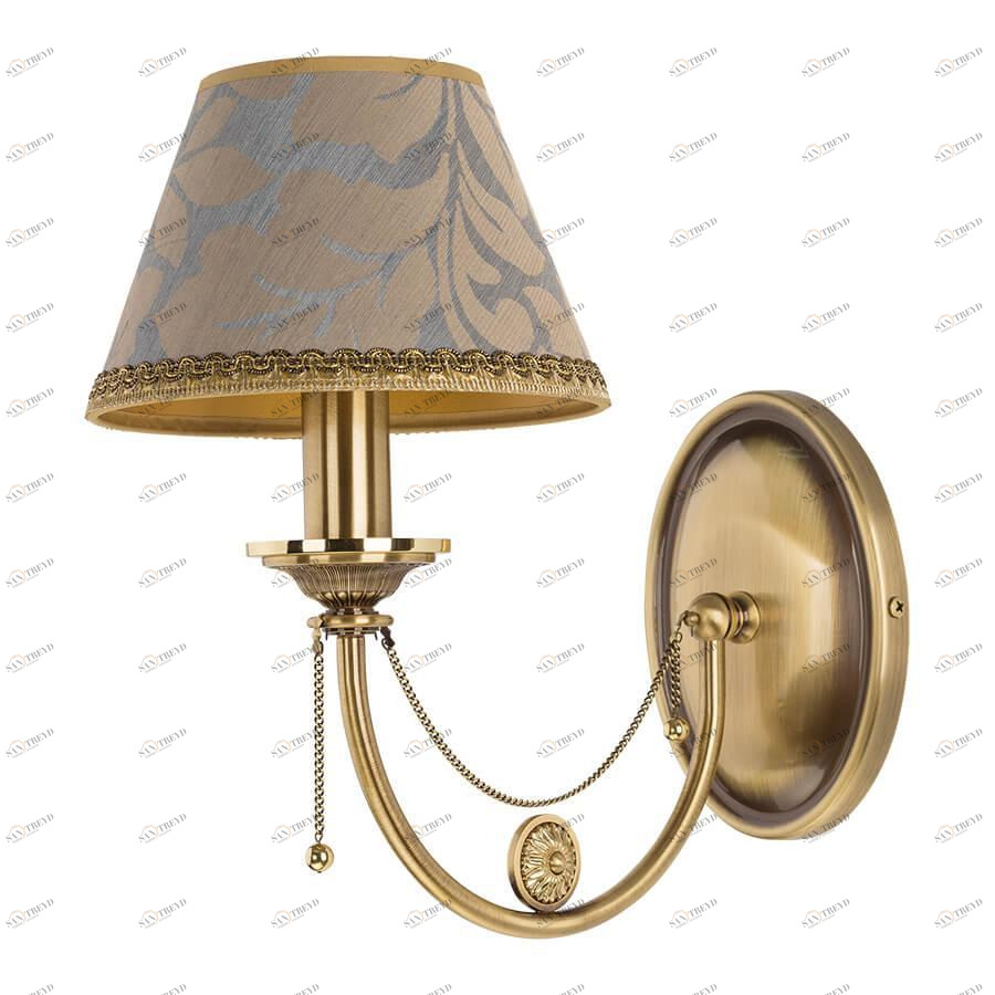 Бра настенное бронзовое Kutek Dorato Abazur DOR-K-1(P/A) KUTEK DORATO ABAZUR 00-3888815 Бронза 