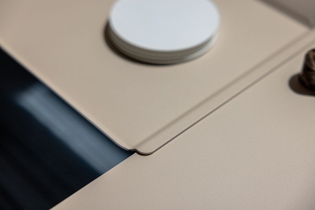 Низкий журнальный столик из листового металла Metallbude CUT ARCH-00111188 - Вид №68