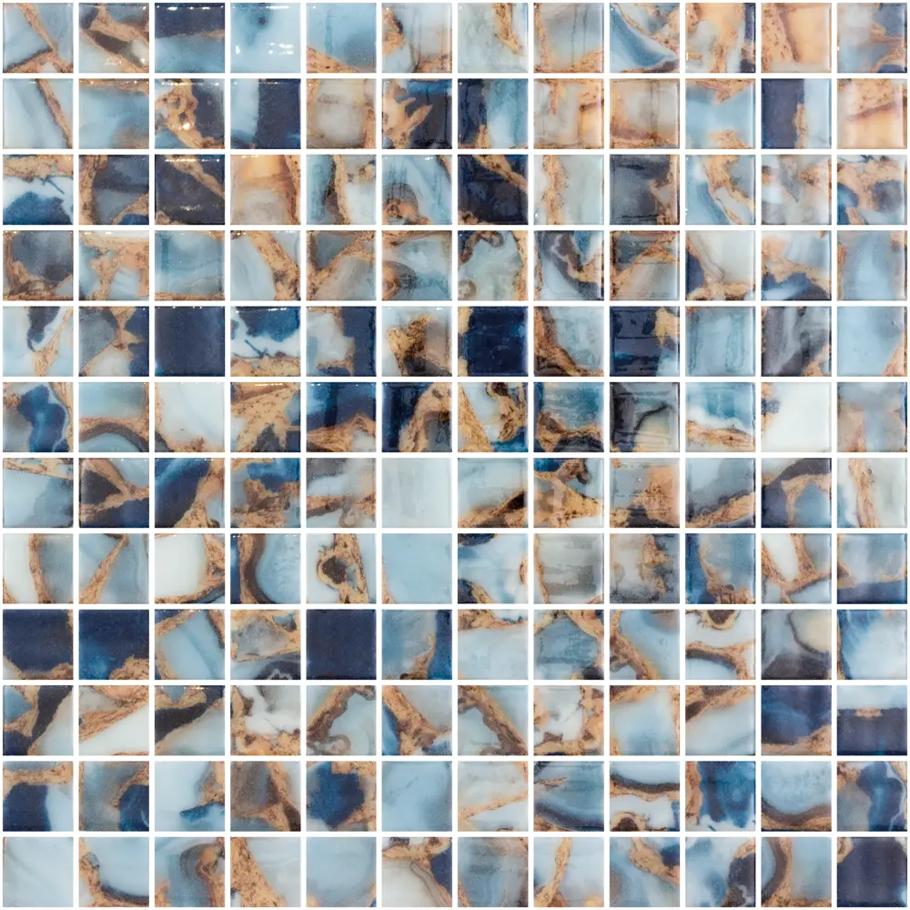 Мозаика Vulcano Mauna стекломасса 31.1x4.9 см цвет разноцветный Santreyd Мозаика Onix STLM-2021010 - Вид №2