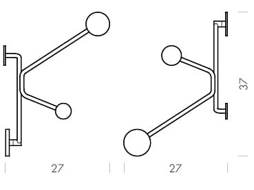 Стальная настенная вешалка Gazzda крюк ARCH-00056730 - Вид №5