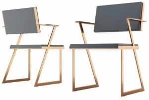 ZALABA Design Кожаное кресло с подлокотниками Zulu