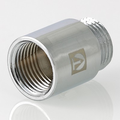 VTr.198.C.0450 Фитинг резьбовой – удлинитель хромированный Valtec 1/2" х 50 мм  - Вид №7