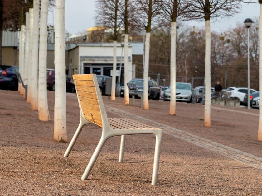 mmcité1 Скамья из стали и дерева со спинкой sun-id-1452163 - Вид №4