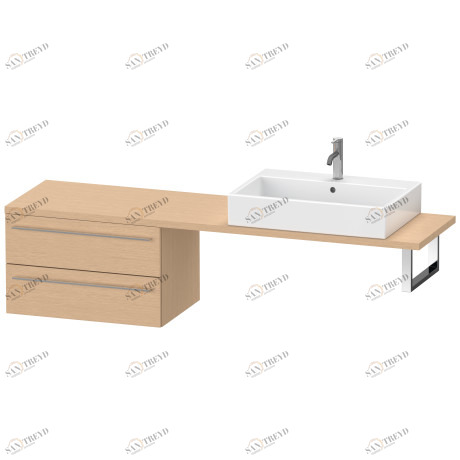 XL544801212 Шкафчик для компактной консоли X-Large #XL5448 700 x 478 мм Дуб брашированный, натуральный шпон Duravit