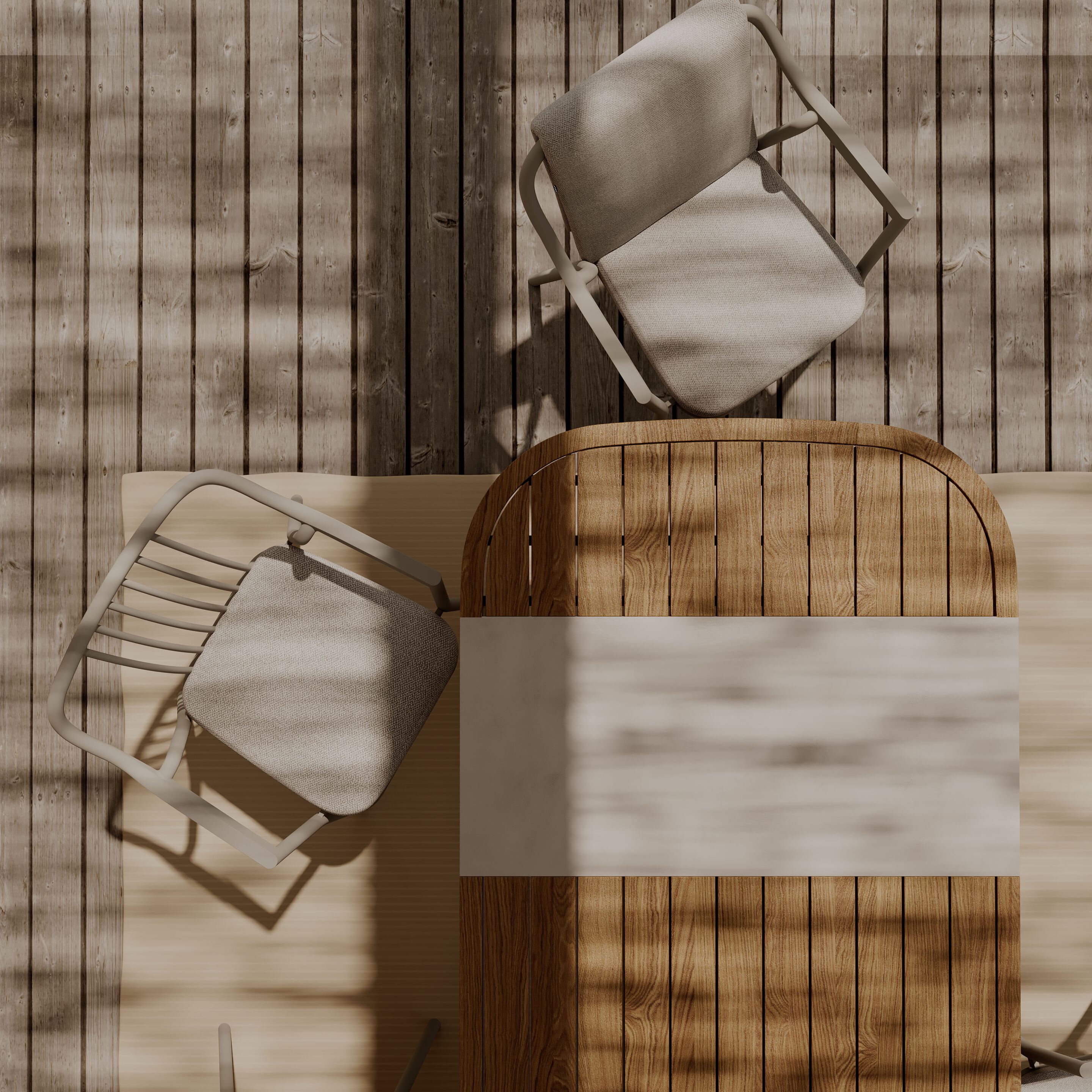 Прямоугольный садовый стол из тикового дерева YAAZ Semt ARCH-00089971 - Вид №8