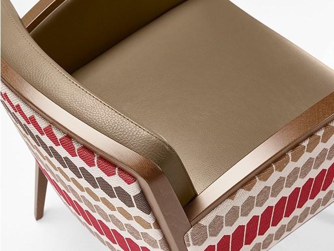 JMS Кожаное кресло с подлокотниками Tisha M 724 - Вид №2