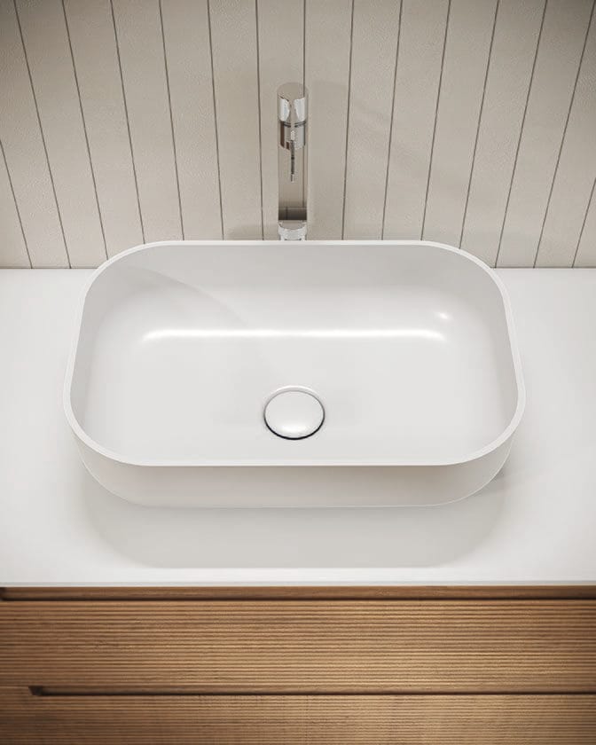 Подвесной умывальник с ящиками, навесным шкафом и зеркалом BMT Everyday ARCH-00038977 - Вид №2