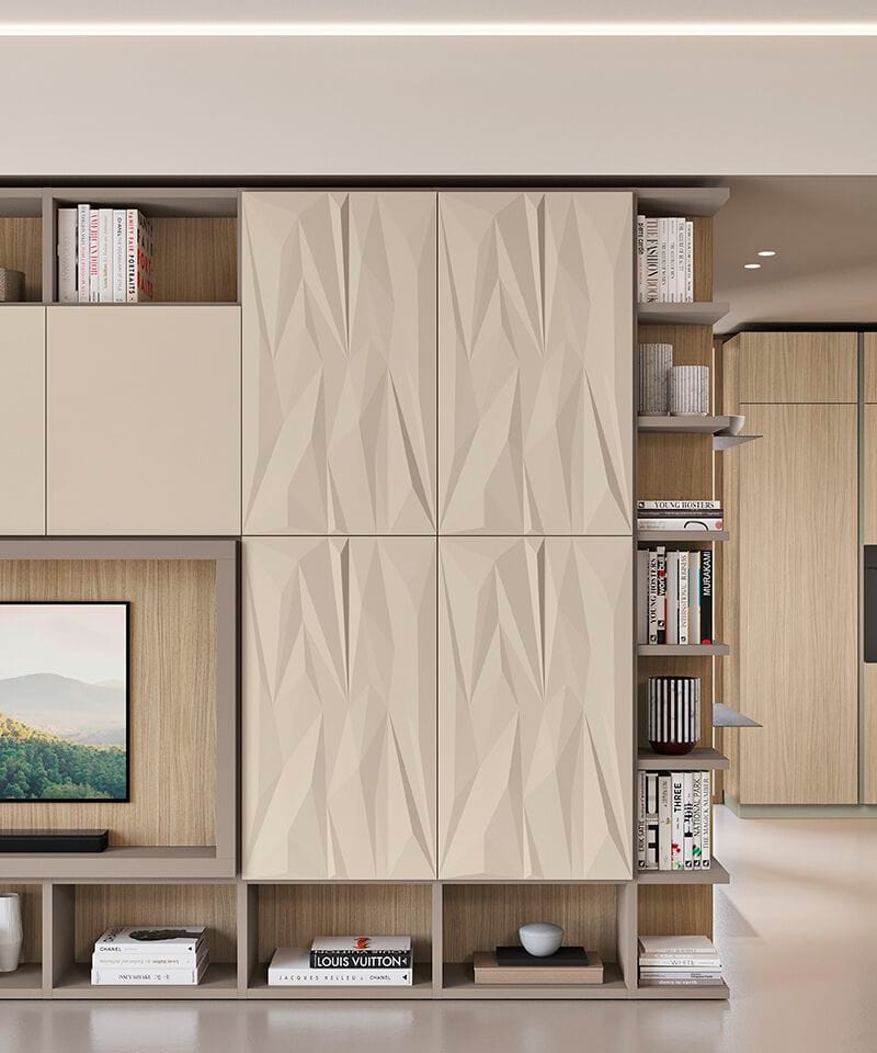 Деревянный секционный книжный шкаф Febal Casa TRENTA ARCH-00000563 - Вид №16