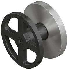 Quadrodesign Настенный гидропрогрессивный смеситель из нержавеющей стали Valvola02 20 63 - Вид №5