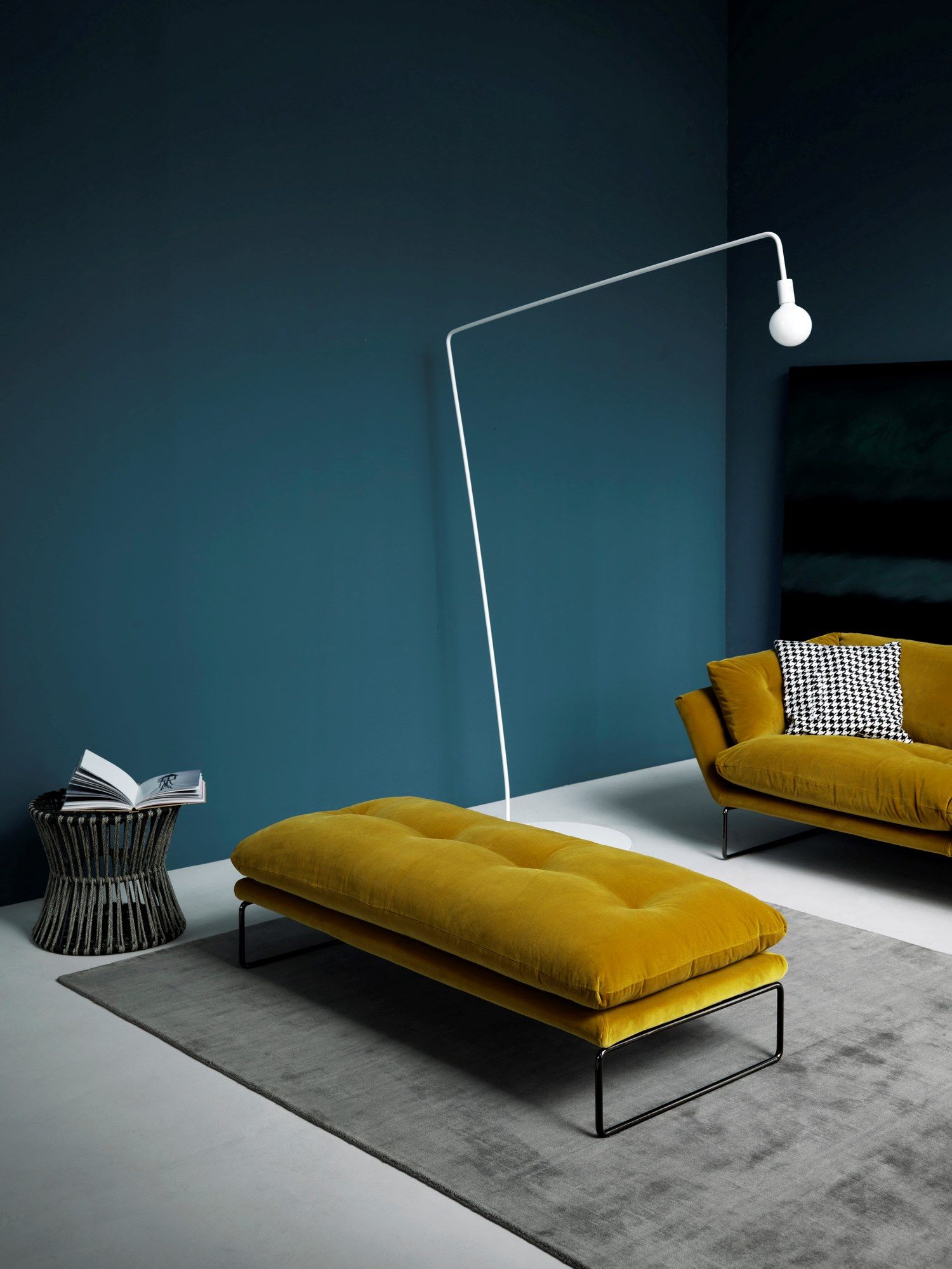 Тканевая мягкая подставка для ног Saba Italia Нью-Йорк ARCH-00136747 - Вид №5