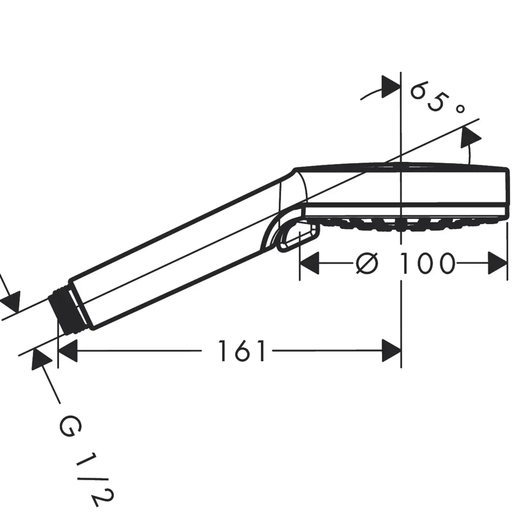 Лейка для душа Hansgrohe Crometta Vario 2 режима цвет хром 18870661 STLM-2130964 - Вид №9