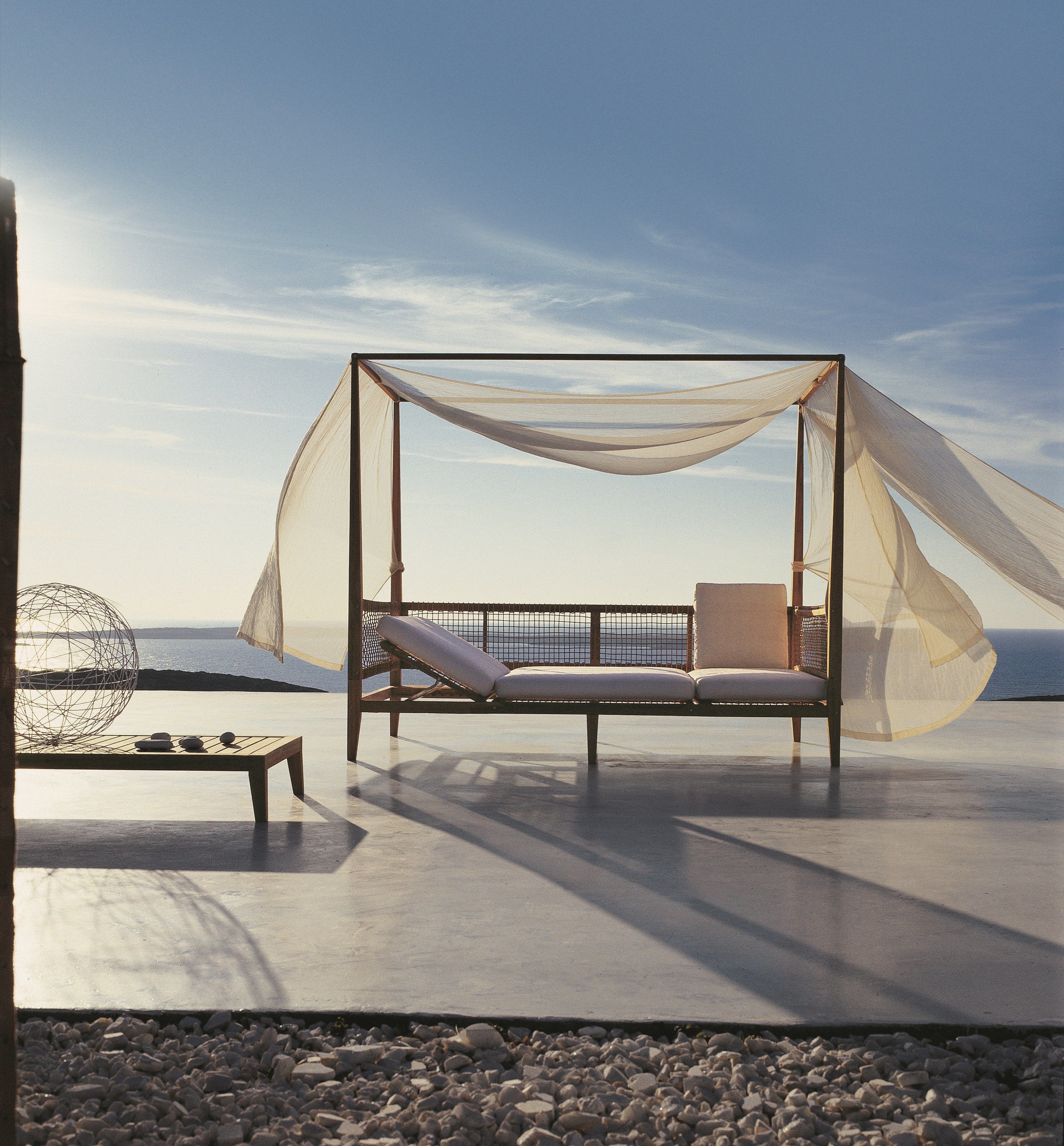 Садовая кровать из тикового дерева с балдахином Unopiù Синтез ARCH-00047354 - Вид №4