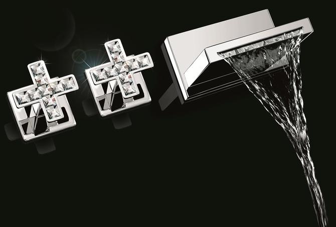 Fir Italia Настенный хромированный излив New playone 90 8549203 - Вид №1