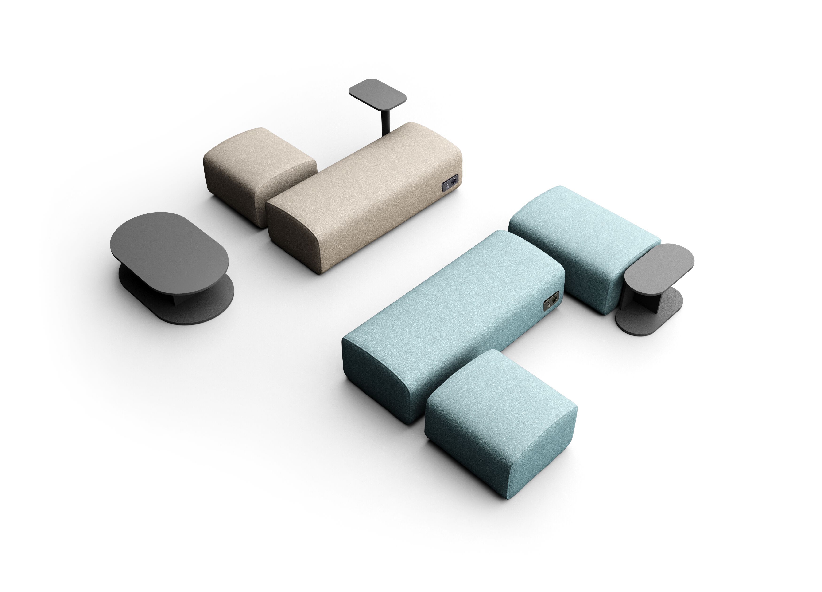 Ткань оттоманка для контракта Leyform Noà ARCH-00051181 - Вид №2