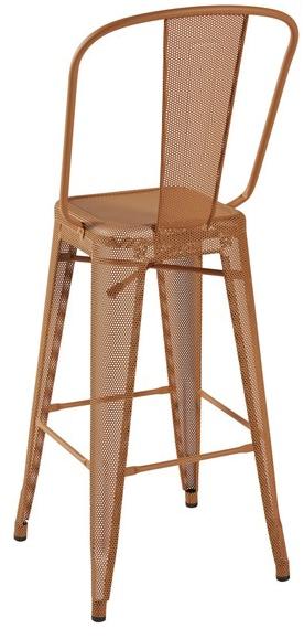 Tolix Табурет металлический высокий со спинкой H sun-id-1473384 - Вид №1