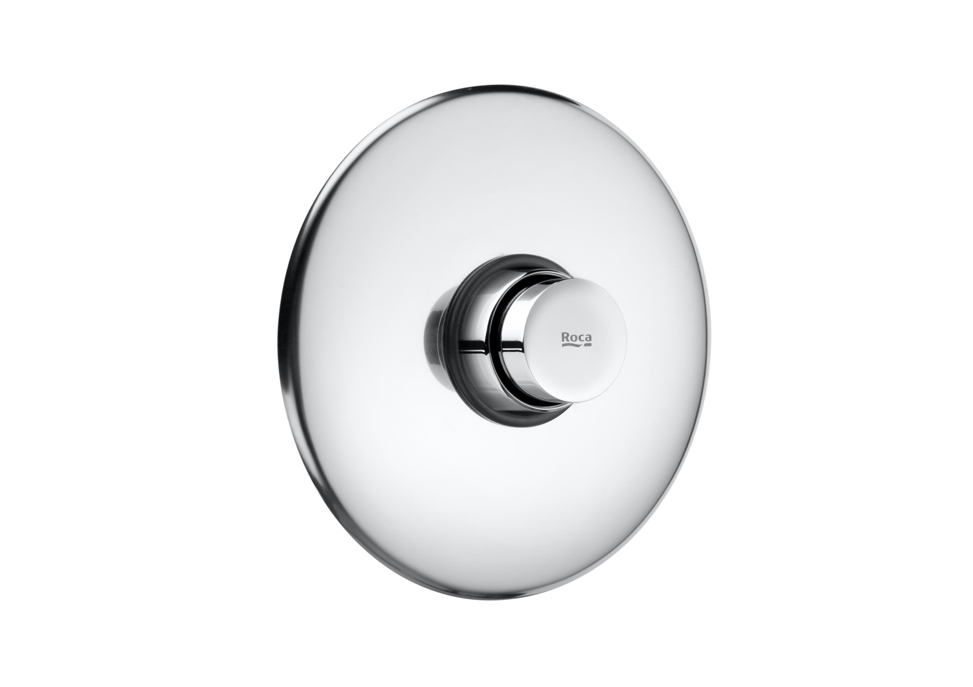 A5A9077C00 Прямой самозакрывающийся смеситель для писсуара с круглой розеткой ROCA Instant