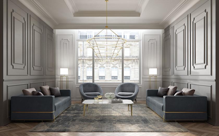 Capital Collection 3-х местный тканевый диван Grand sun-id-1457554 - Вид №3