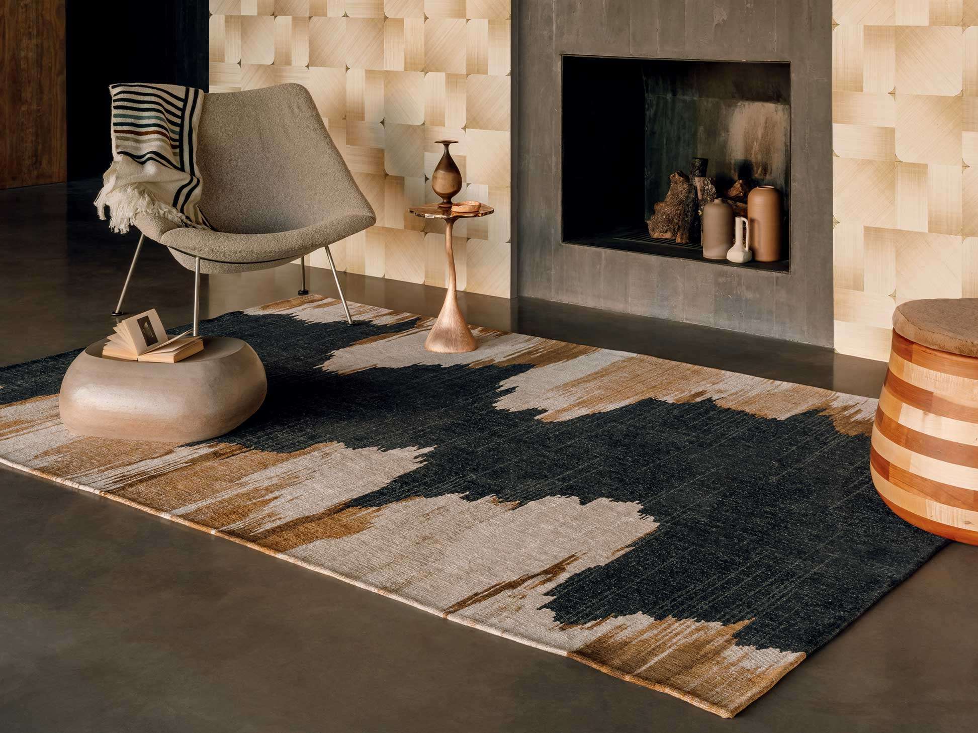 Полиэстер прямоугольный ковер Élitis EMILE ARCH-00117741