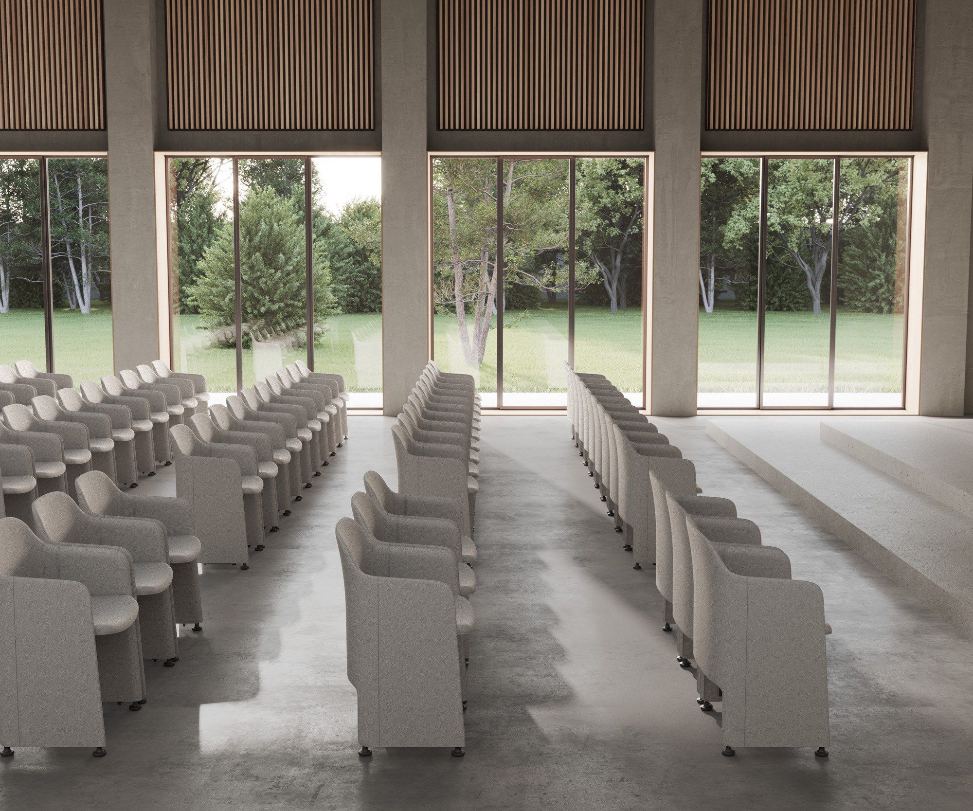 Тканевый стул для конференций с подлокотниками Kastel Key Meet ARCH-00142067 - Вид №5