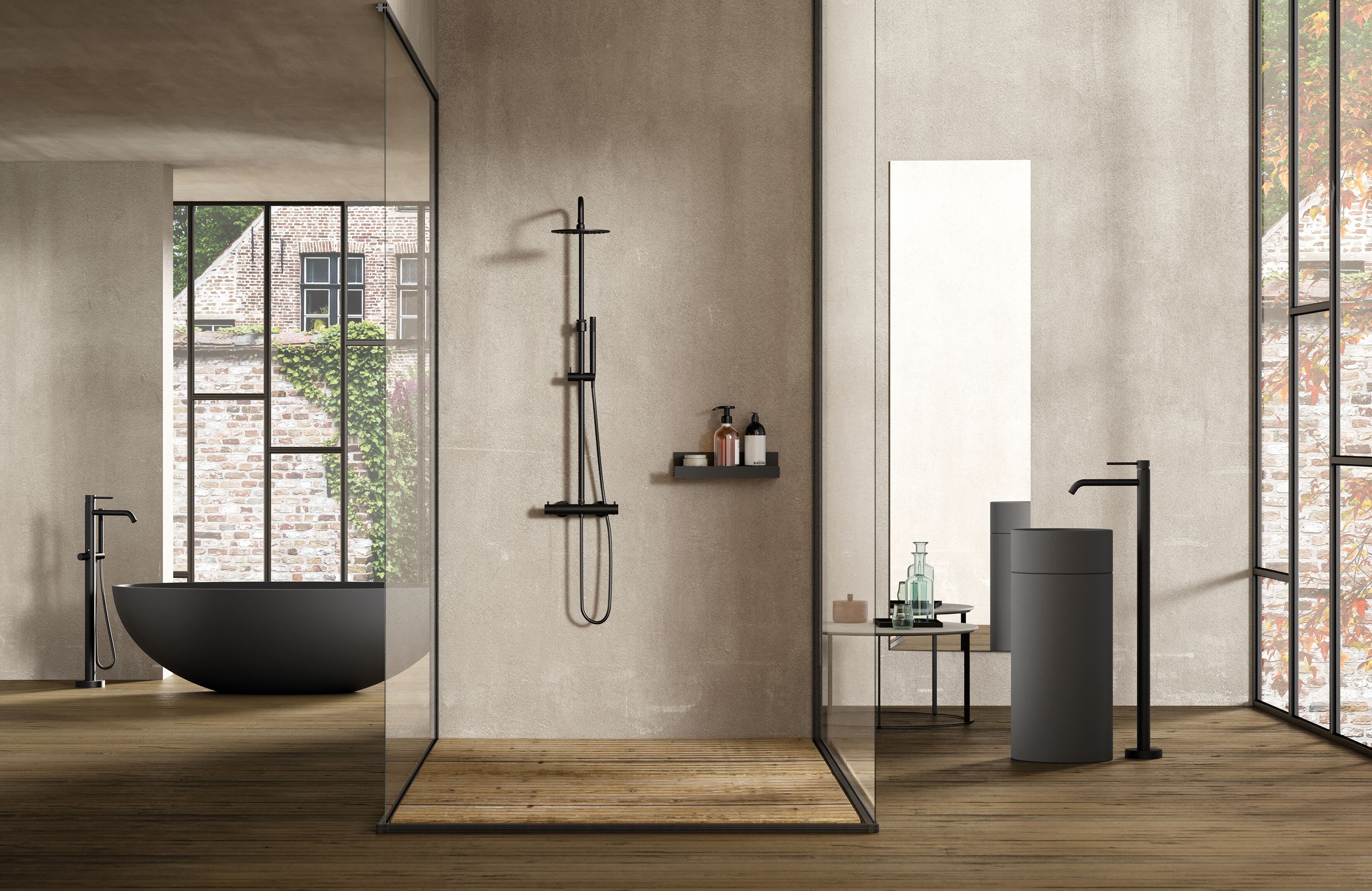 Смеситель для ванны с ручным душем RUBINETTERIA PAFFONI Light ARCH-00119395 - Вид №2