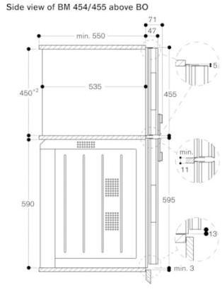 Gaggenau Комбинированная микроволновая печь Serie 400 Bm450110 - Вид №4