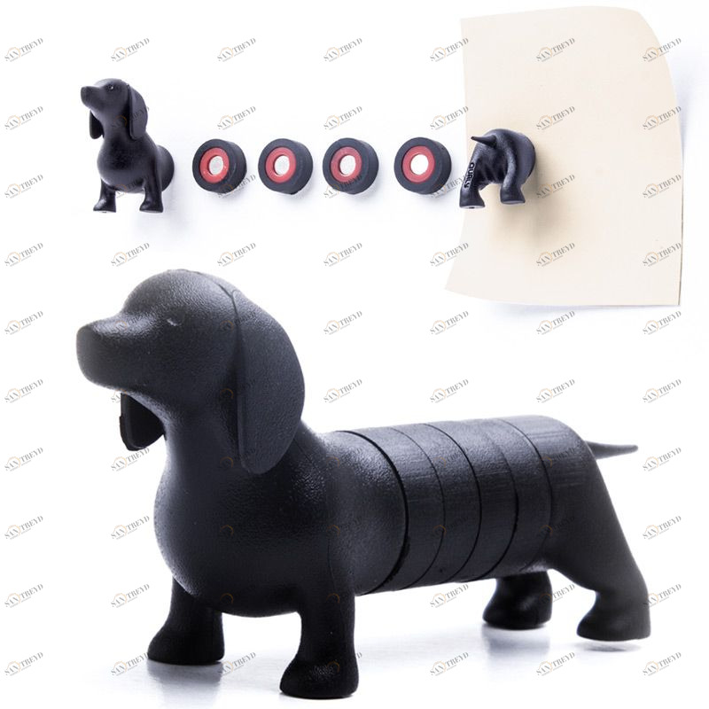 Набор магнитов Dachshund Qualy QL10174BK