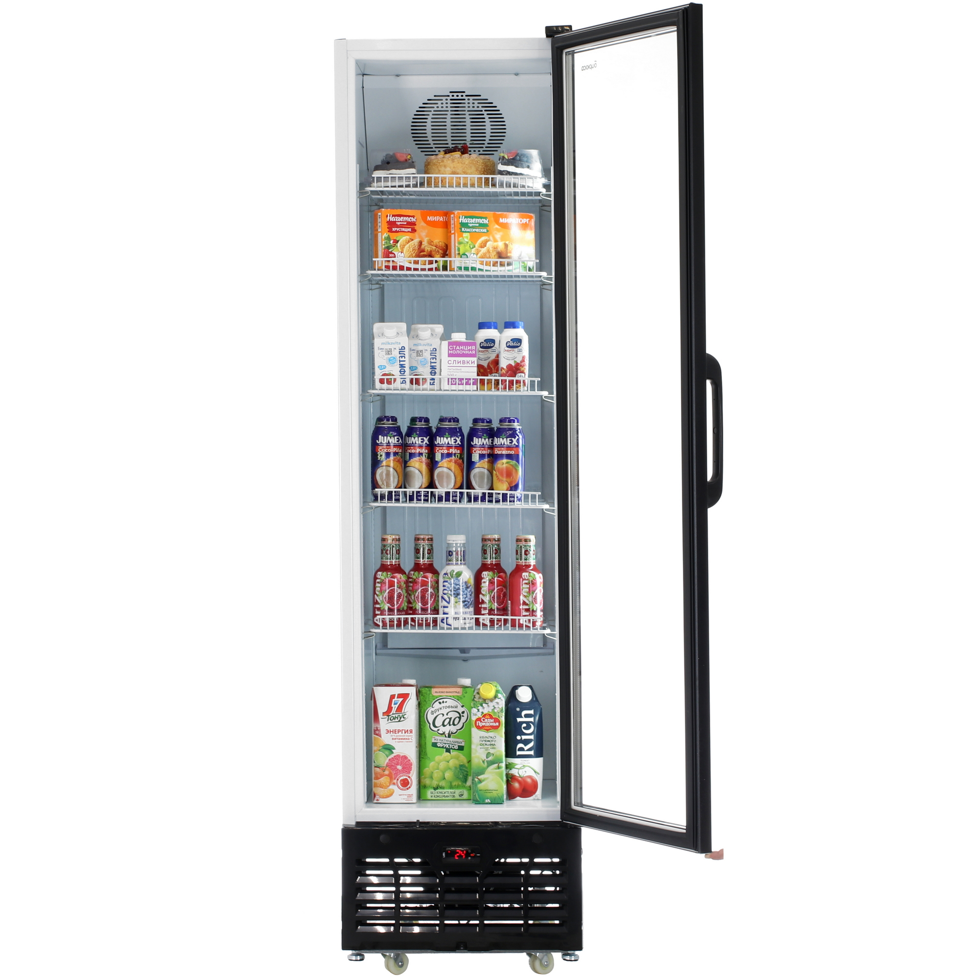 9008699 Холодильная витрина   Бирюса B300D белый STDN-0141452 - Вид №5