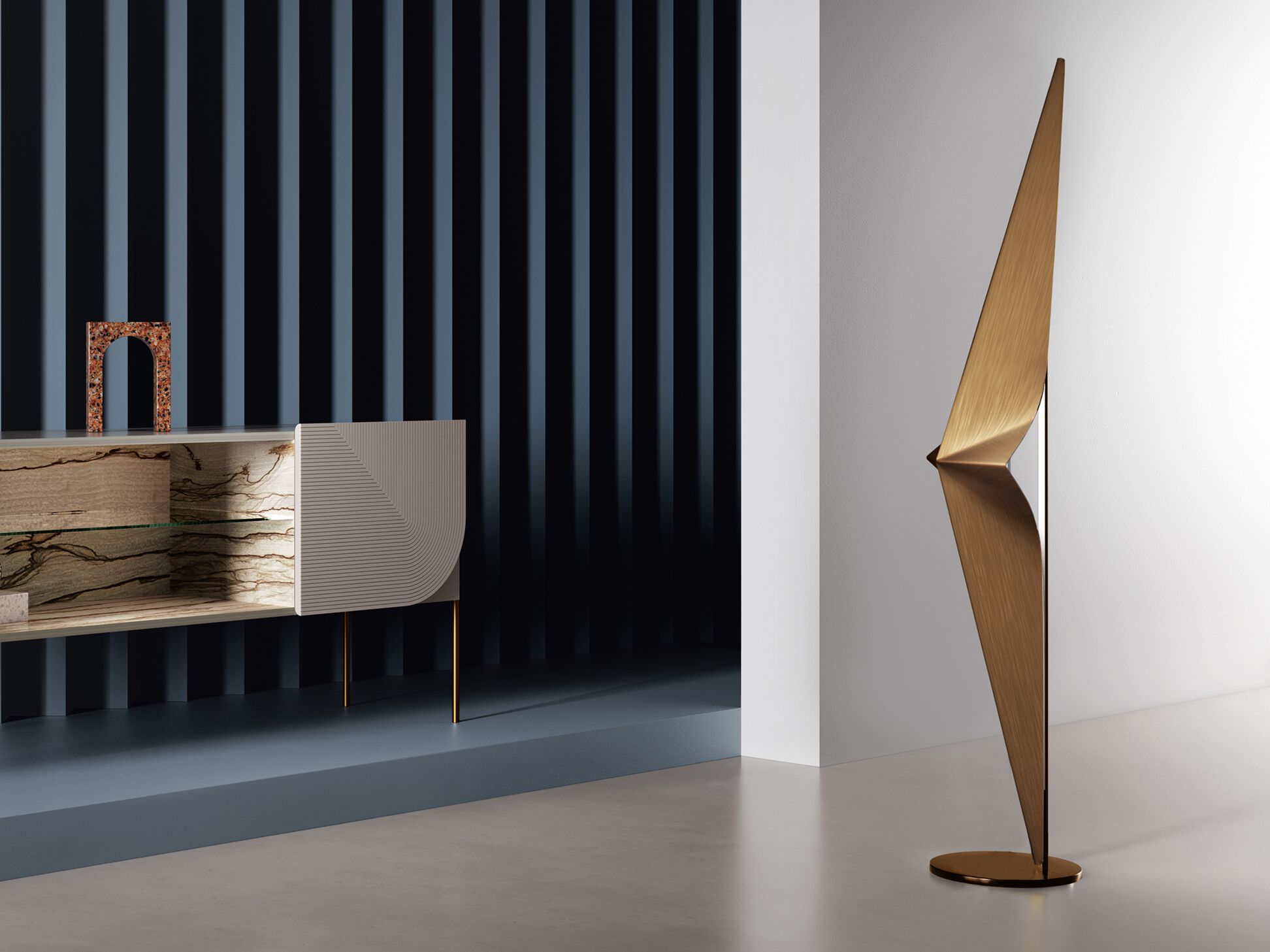 Затемняемый светодиодный торшер Bizzotto Italia ARCH-00061320