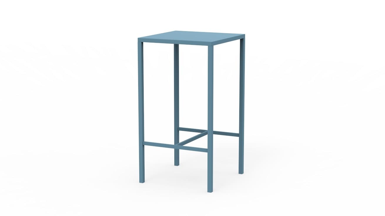 Высокий квадратный металлический садовый стол Vermobil SEASIDE ARCH-00134681 - Вид №7