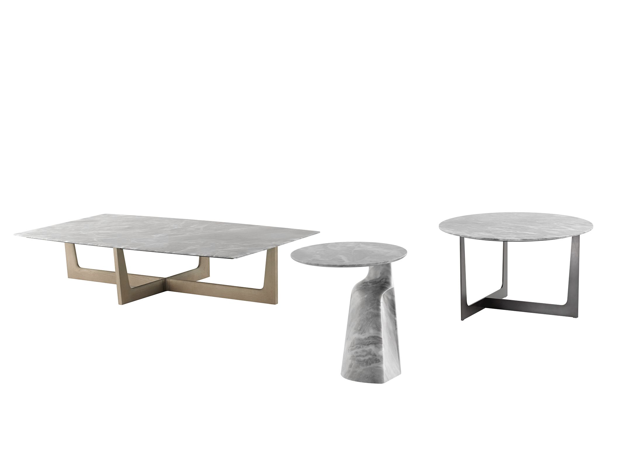 Мраморный круглый журнальный столик Poltrona Frau коллекция-столы и стулья ARCH-00028986 - Вид №5