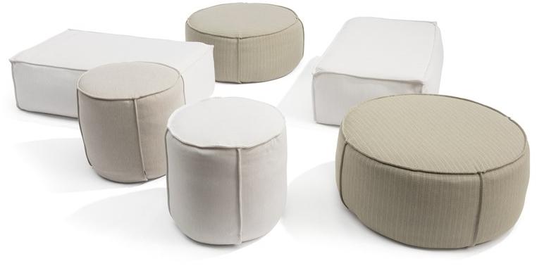 MANUTTI Прямоугольный садовый пуф из ткани Touch Fs-thpf112 - Вид №4