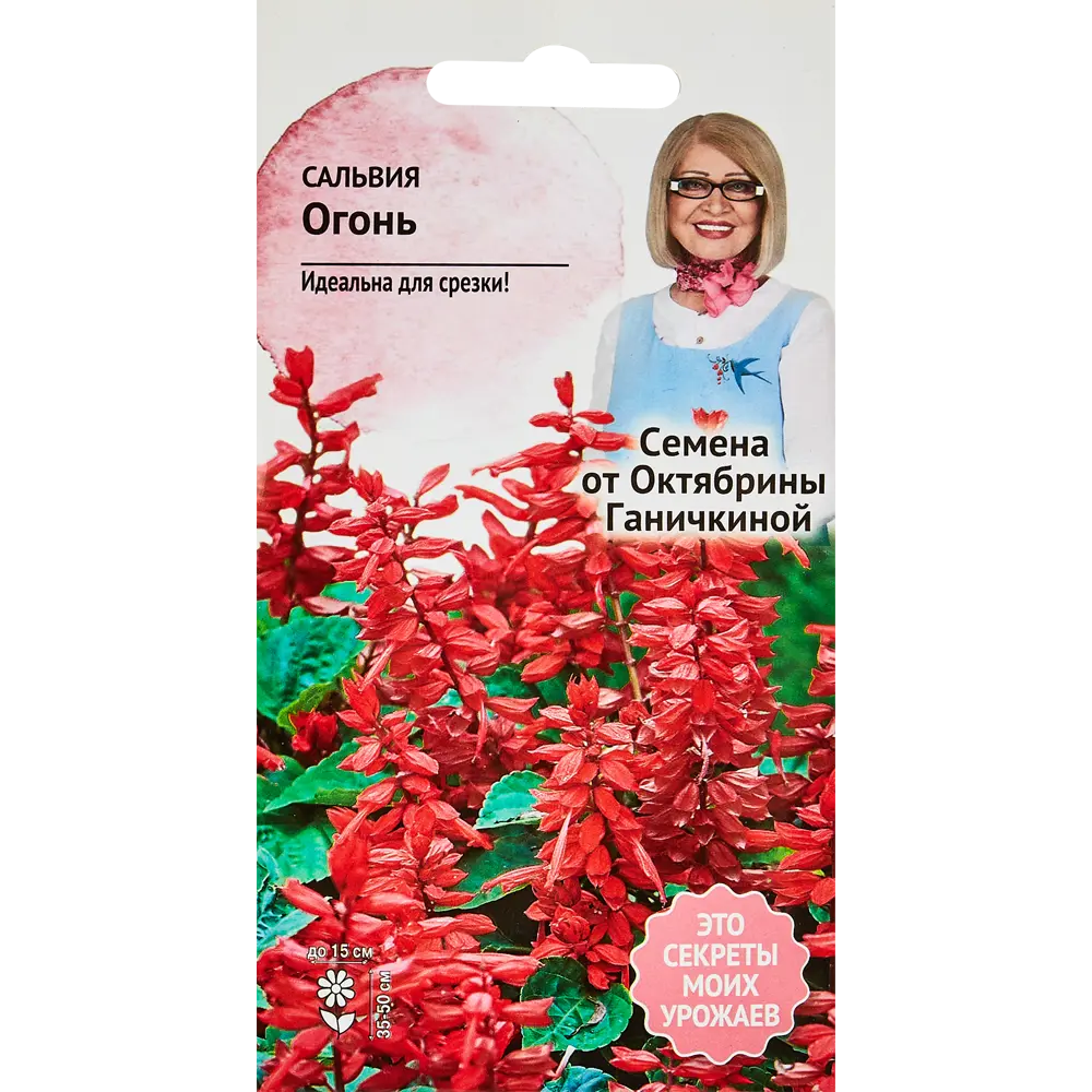 Семена цветов Семена от Октябрины Ганичкиной сальвия Огонь STLM-2075480