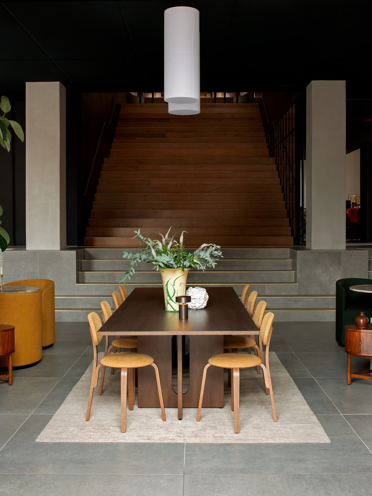 5709262043125 Afteroom Plus, Обеденный стул на деревянной основе, обитый LuceLight  - Вид №8