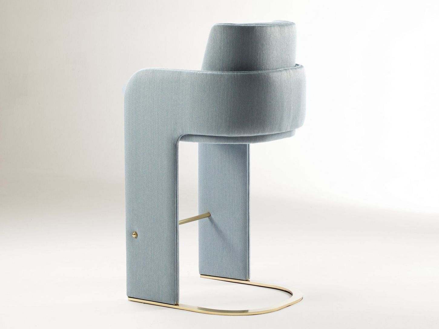 Тканевый барный стул с подлокотниками DOOQ Odisseia ARCH-00092661 - Вид №1