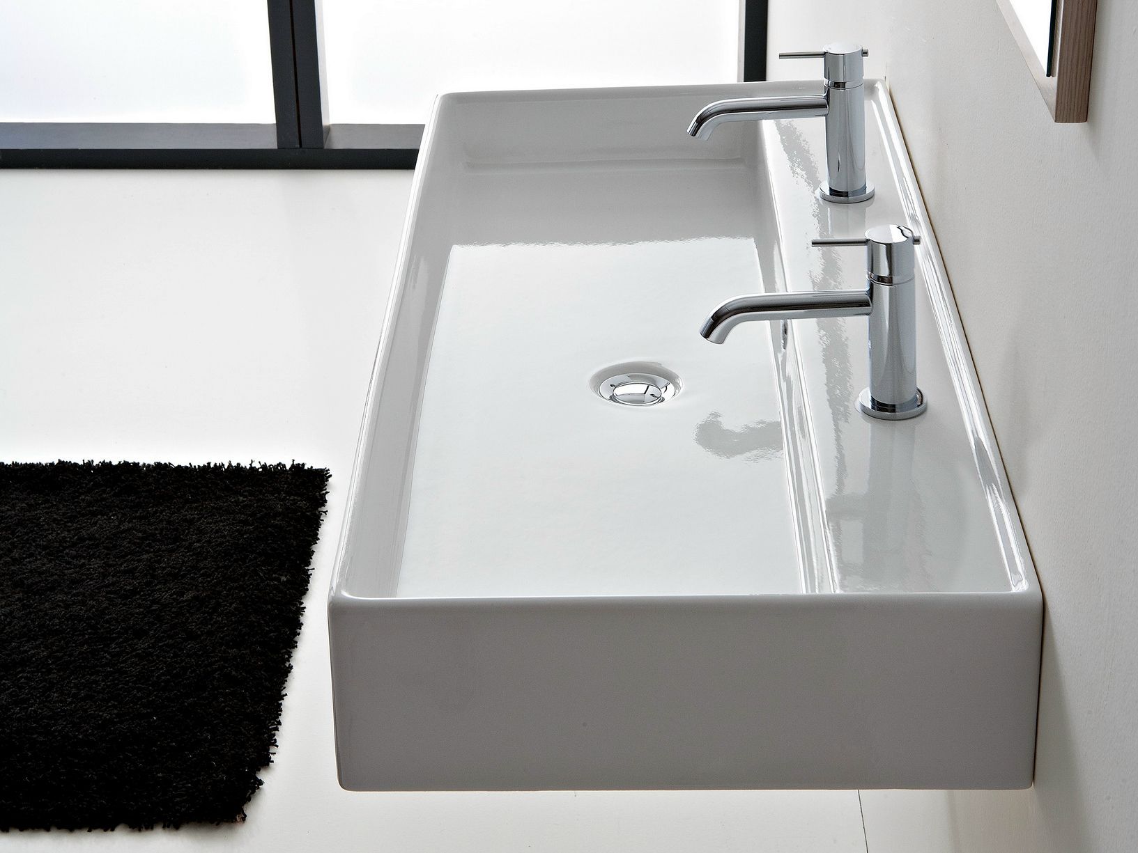 Керамическая двойная подвесная раковина Scarabeo Ceramiche Теорема ARCH-00027261 - Вид №1