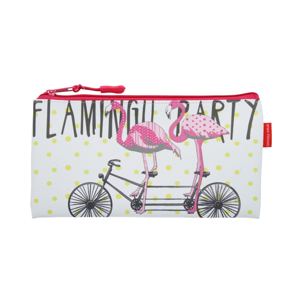 14-003/02 А6 Папка на молнии "Фламинго" Bruno Visconti 