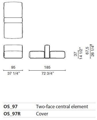 Cappellini Модульный диван со съемным кожухом sun-id-1435214 - Вид №24
