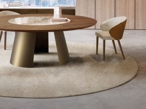 Ткань сплошной цвет круглый ковер