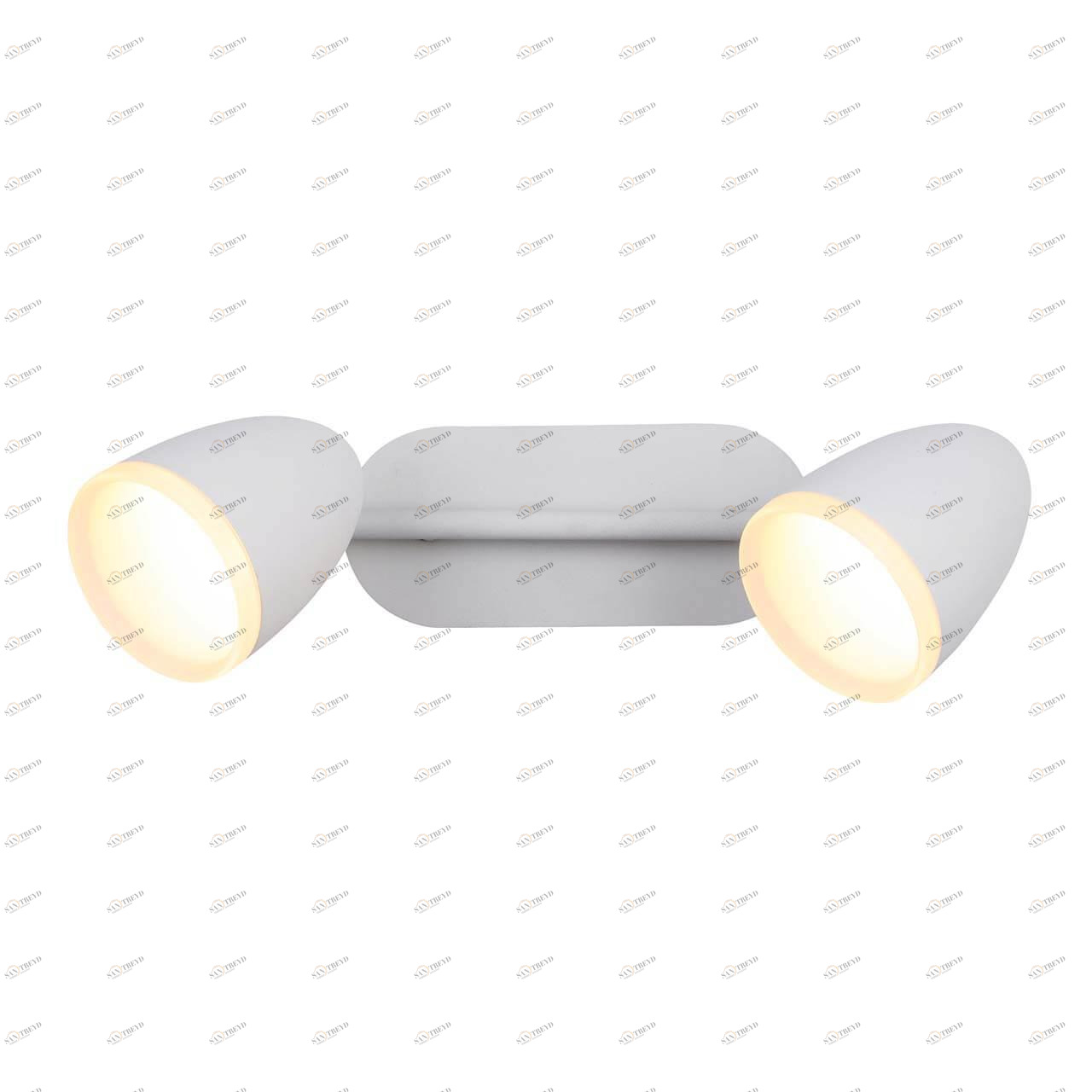 Светодиодный спот белый с 2 плафонами ST Luce Padivio SL387.501.02 ST LUCE PADIVIO 00-3926619 Белый 
